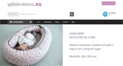 Desktop Screenshot of minicunas.es